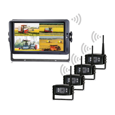 10.1 inch HD Digital Wireless Quad-view Monitor System