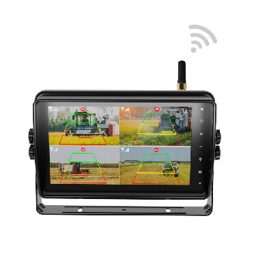 10.1-inch intelligent pedestrian & vehicle detection and warning wireless vehicle monitoring and video-recording display