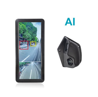 12.3 inch HD Dual Screen  Electronic Mirror System for Trucks and Buses  Blind Spot  Monitoring