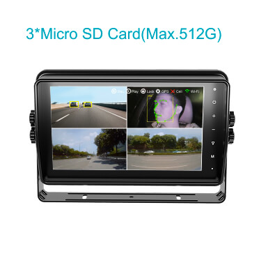 10.1 inch Intelligent Vehicle Recording Monitor