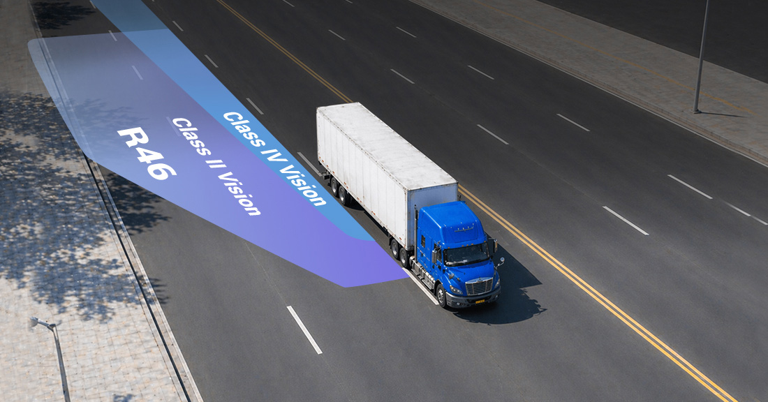 How Can STONKAM Camera Monitor System Help Trucks Meet UN ECE R46 and Improve Blind Spot Safety?