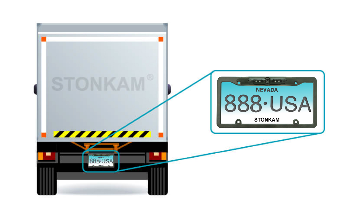 STONKAM® License Plate Backup Camera for Trucks