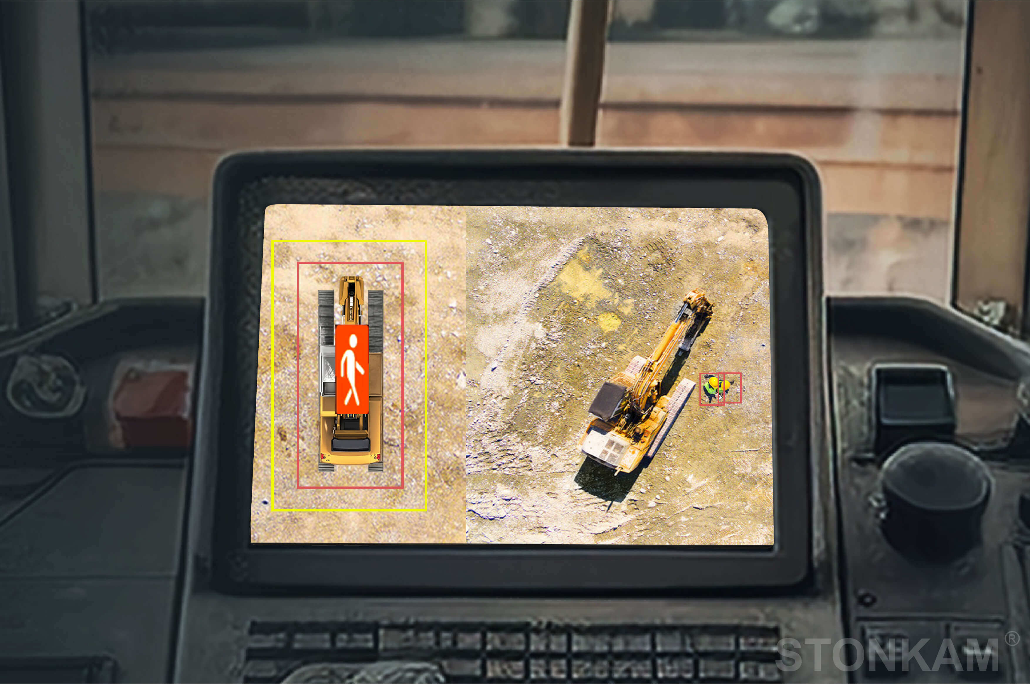 excavator monitor