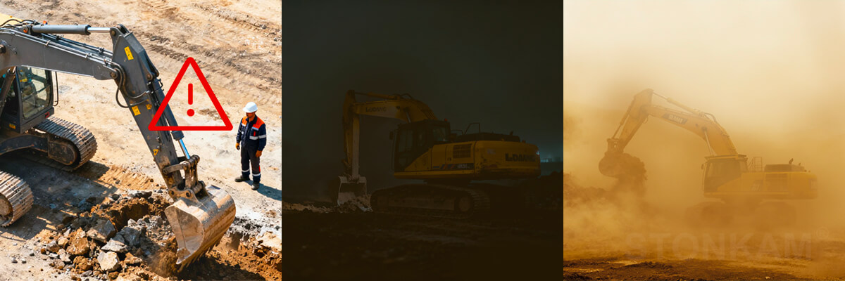 Schematic diagaram of bus blind spot Blind Spot Forewarning