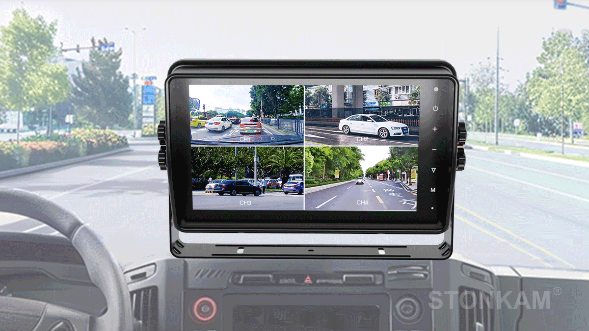 Conventional high-definition AI vehicle monitor system  