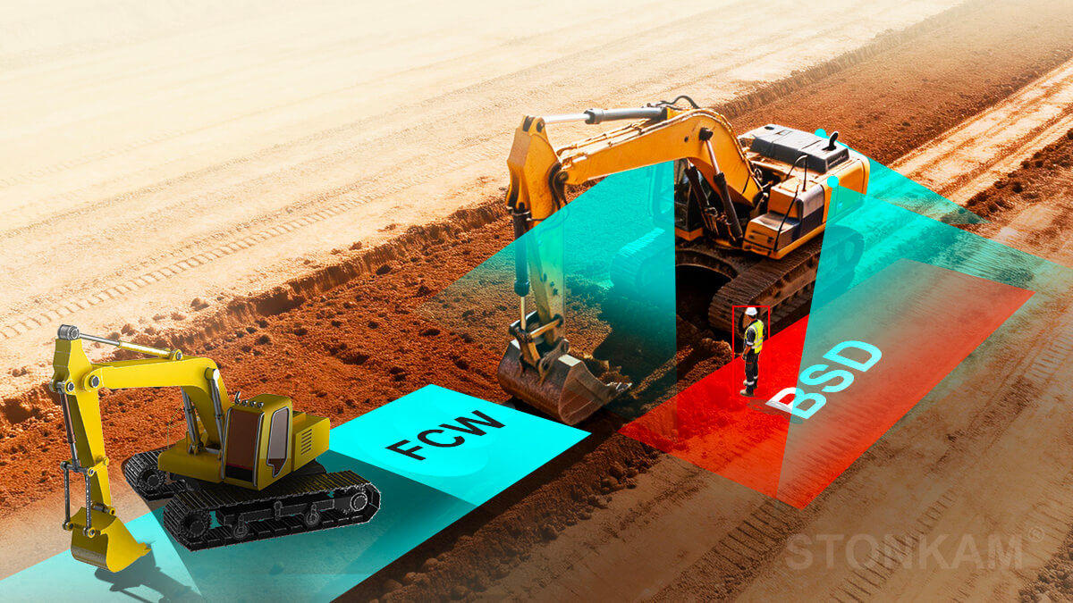 STONKAM 360 vehicle camera system supports FCW + dual-side BSD detection for early collision warning