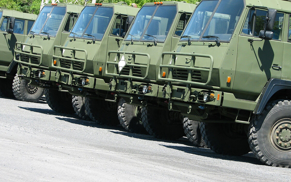 Singapore Military vehicles Case | Vehicle Safety Management Upgrade with MDVR and Ultrasonic blind spot detection Systems in Complex Environments
