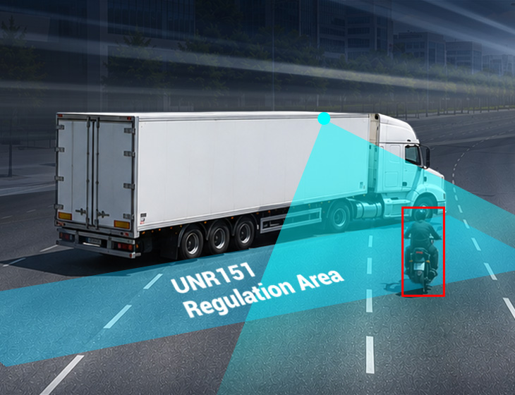 Blind Spot Detection System for UN ECE R151