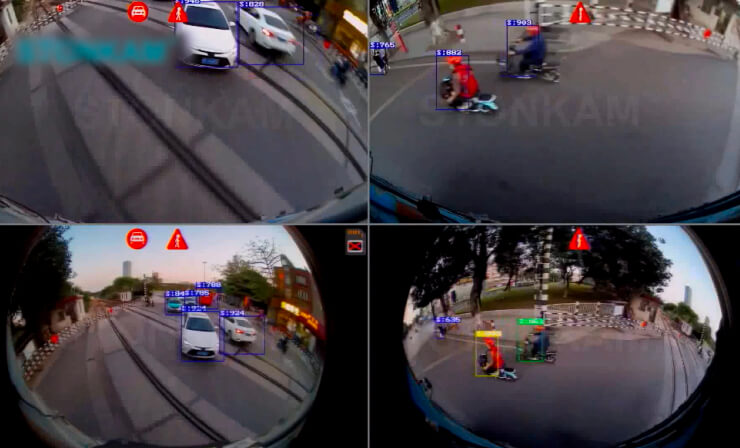 STONKAM Pedestrian & Cyclist Detection Camera | Compliant with UN ECE R159 Regulations MOIS