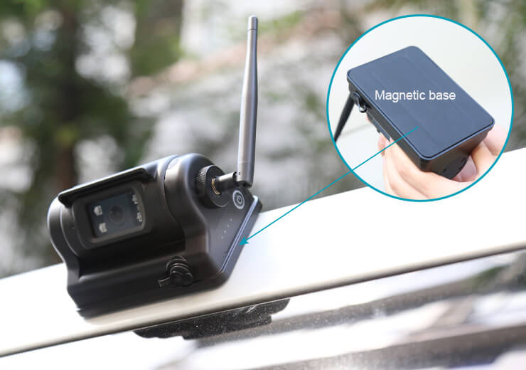 Magnetic Mounting & Rechargeable Battery