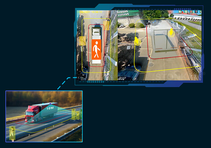 Support external AI pedestrian detection camera