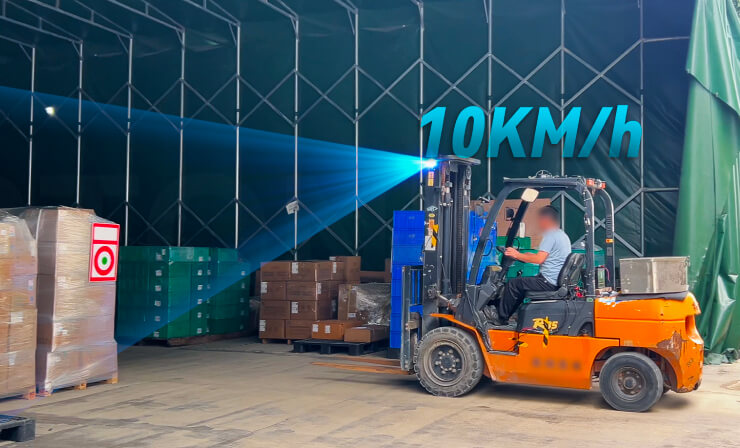 Forklift AI Collision Avoidance Warning System